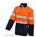 OEM Mans Hi-Vis Autumn Outdoor Protective Safety Workwear Clothes for Company