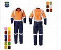 Orange Workers Overall Uniform with