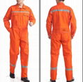 Orange Workers Overall Uniform with Reflective Tape for Mining Men's Coveralls 3