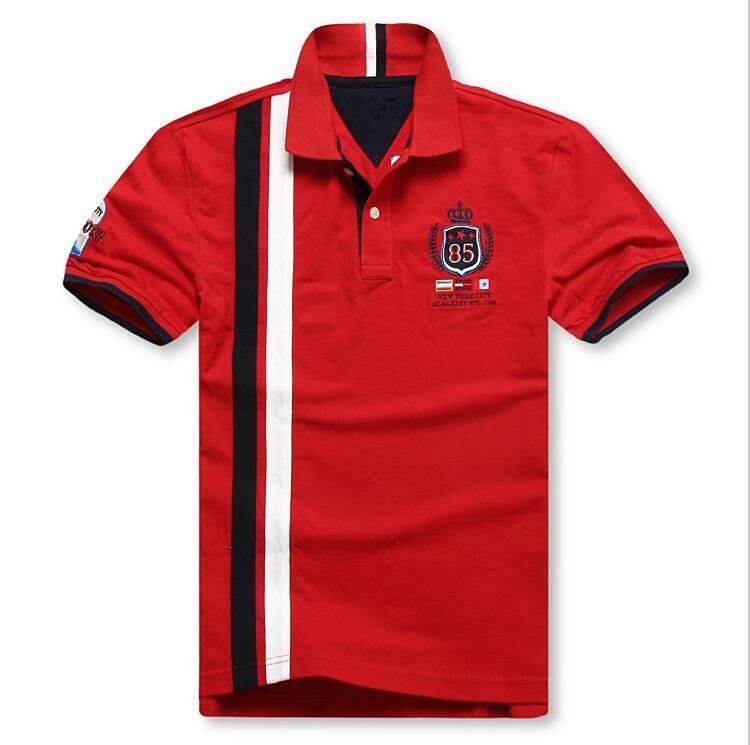 OEM Custom High Quality Printing/ Embroidery Pure Color Cotton Polo ...