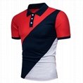 men's cotton 100% pique 220gsm polo shirt embroidery your own logo 