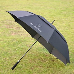 High quality 30" 8pannels windstorm double layers golf umbrella