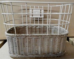 High quality bicycle basket wholesale rattan bike basket (TB13-1)