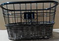 wholesale rattan bike basket hot sale direct facotry supply