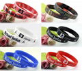 Rubber wristbands | Promotional black silicone wristband | Customized black sili