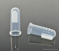 Clear soft silicone finger chewing