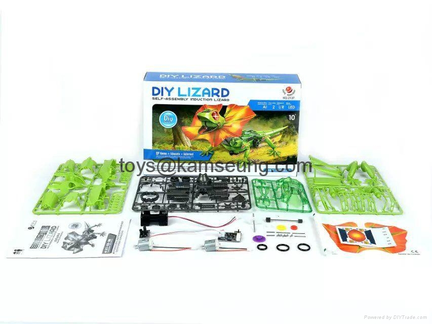 DIY LIZARD,DIY INDUCTION LIZARD,NEW TOYS,EDUCATIONAL LIZARD