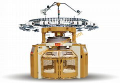 Double jersey circular knitting machine