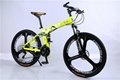 2016 3 spoke Integrated wheel mountain bike aluminum alloy frame mtb  4