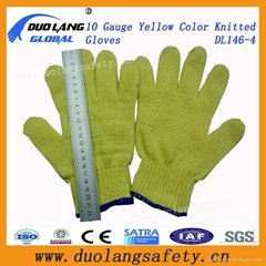 9g 10g Knitted Cotton Work Gloves for Construction
