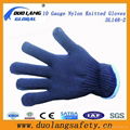 7g Black Color Cotton Knitted Work Glove	 5