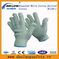  Hot Sale Knitted Cotton Gloves, Polycotton Gloves, Good Quality, Work Gloves, 3