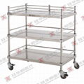 Stainless steel apparatus trolley 1