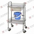 stainless steel treatment trolley 1