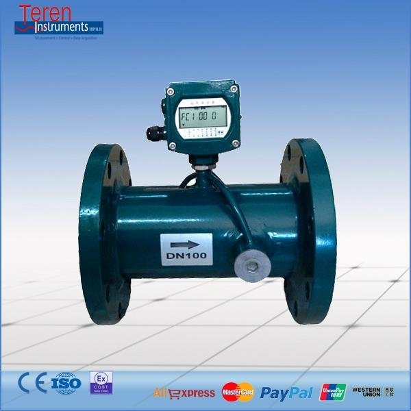 Digital Integrated Ultrasonic Water Meter Battery Power Industral Water Meter