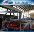 350kg/h PVC roof tile making machine 3