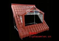 350 - 650kg/h Plastic Roof Tile Making