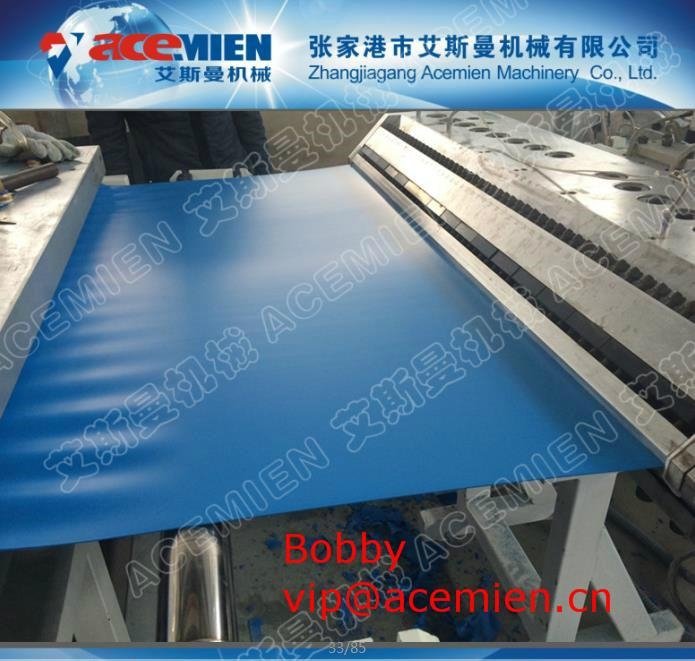 PVC tile-Replace Colored Steel Corrugated Roof Sheet Making Machine 5