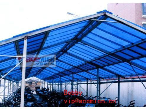 Three layer PVC Corrugated tile making machine for roofing 5