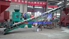 Belt conveyor  for briquette production line