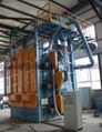 Hook shot blasting machine