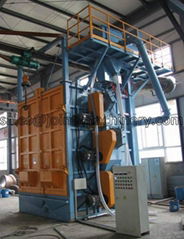 Hook shot blasting machine