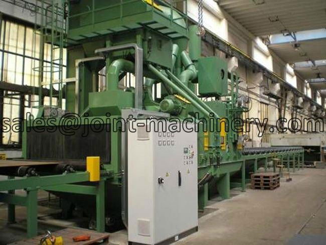 H beam shot blasting machine 4