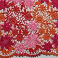 heavy african lace embroidery fabric frenech crochet george multi color lace fro 1