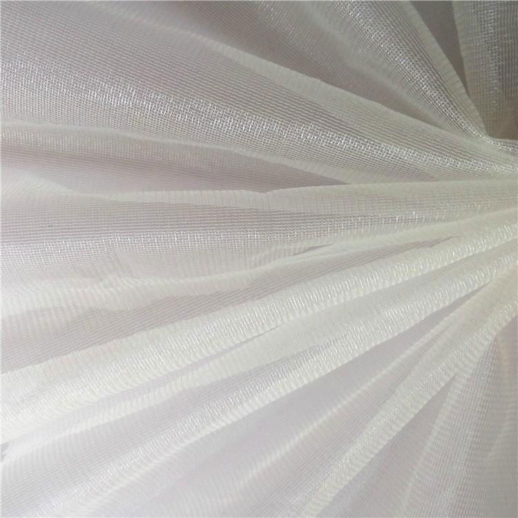 White Shiny Stabilized Stiff Netting French Nylon Mesh Fabric For Sportswear/Clo 2