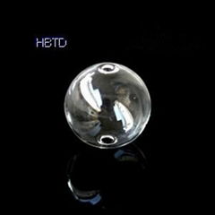 Hand Blown Globe Clear Hollow Jewelry Round Crystal Ball Necklace Pendant Orbs  