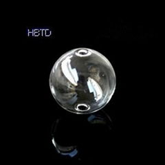 Hand Blown Globe Clear Hollow Jewelry Round Crystal Ball Necklace Pendant Orbs