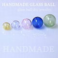 Hand Blown Globe Colorful Hollow Crystal Glass Ball Necklace Pendant Jewelry  2