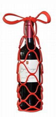 .Silicone Gift Wine Bag Holder