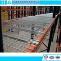 Warehouse Storage Rack Heavy Duty Flared Channel Wire Mesh Deck 5