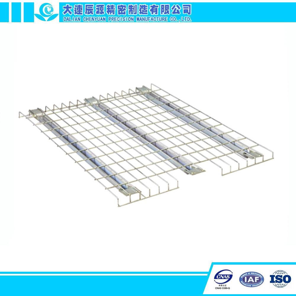 China Warehouse Storage System use Support Bar Strenghened Wire Mesh Decking 2