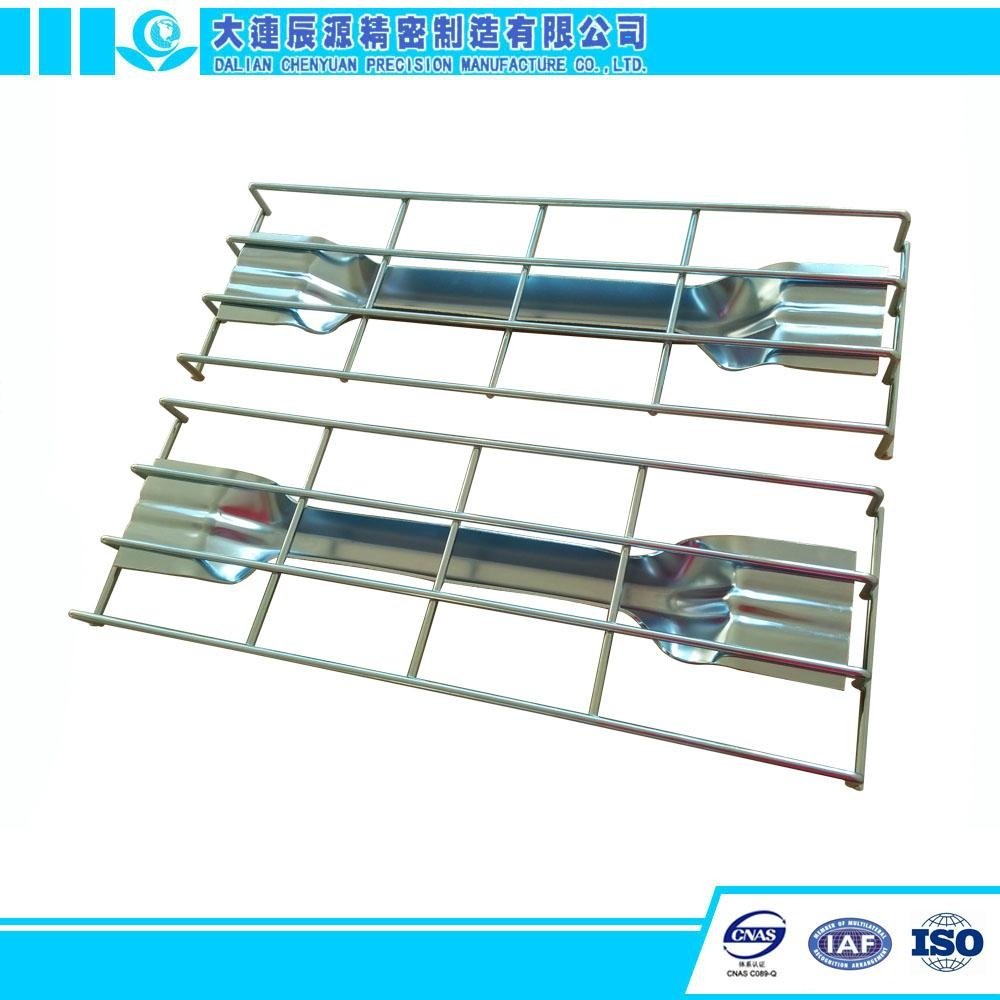 China Warehouse Storage System use Support Bar Strenghened Wire Mesh Decking 5