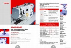 TOPAFF 1245-6/01 CLPMN single needle flat bed sewing machine