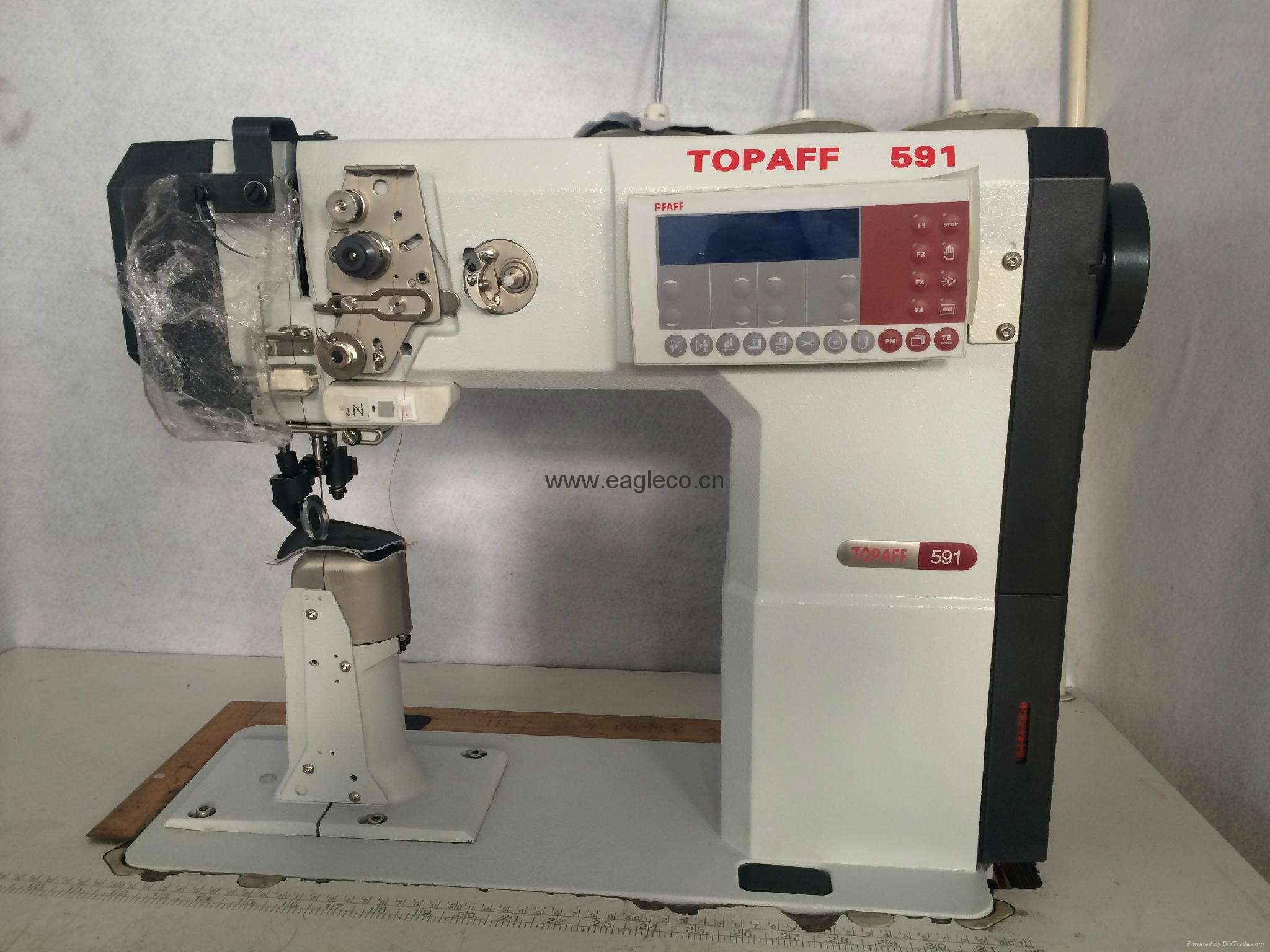 TOPAFF 591 post bed high speed shoe sewing machine (China Trading