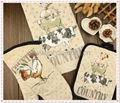 Printed cotton kitchen set 4