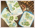 Printed cotton kitchen set 5