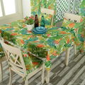 Custom design printed table cloth table