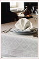 Custom design jacquard table cloth table cover 1