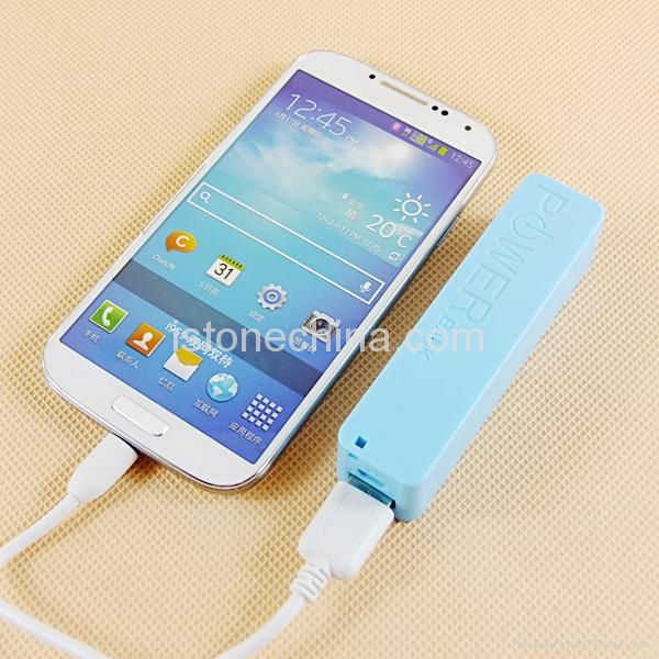 2600mAh Perfume External Portable Power Bank Emergency Charger 5