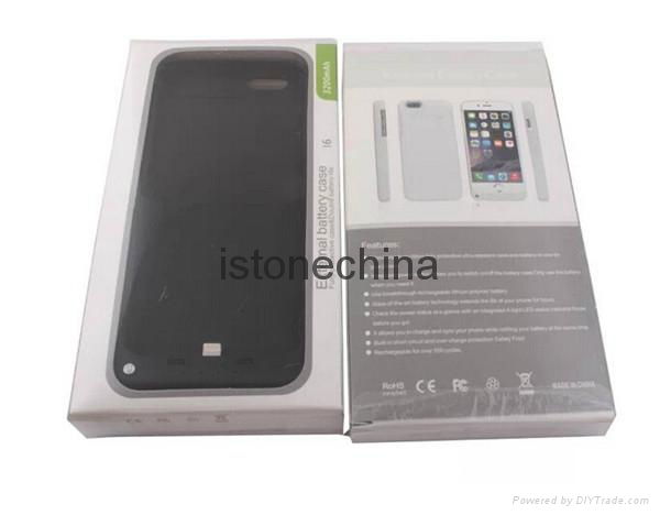 External Backup Battery Charger Power Case For iPhone 5/5s 2