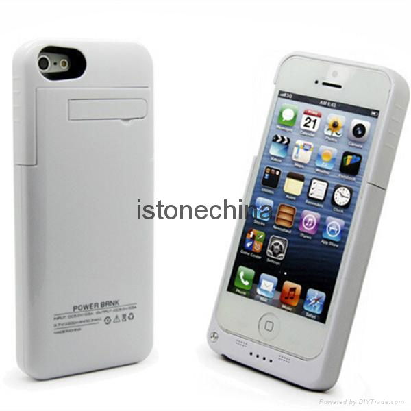 External Backup Battery Charger Power Case For iPhone 5/5s 5