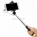 Wired Folding Selfie Stick Monopod Holder For Mobile Phones 5