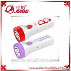 YD-8809 Wholesale long rang plastic led rechargeable torch