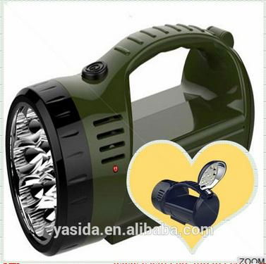 YD-6655 2015 high power Rechargeable protable led searchlight with lamp