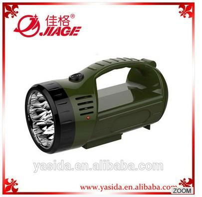 YD-6655 2015 high power Rechargeable protable led searchlight with lamp 2