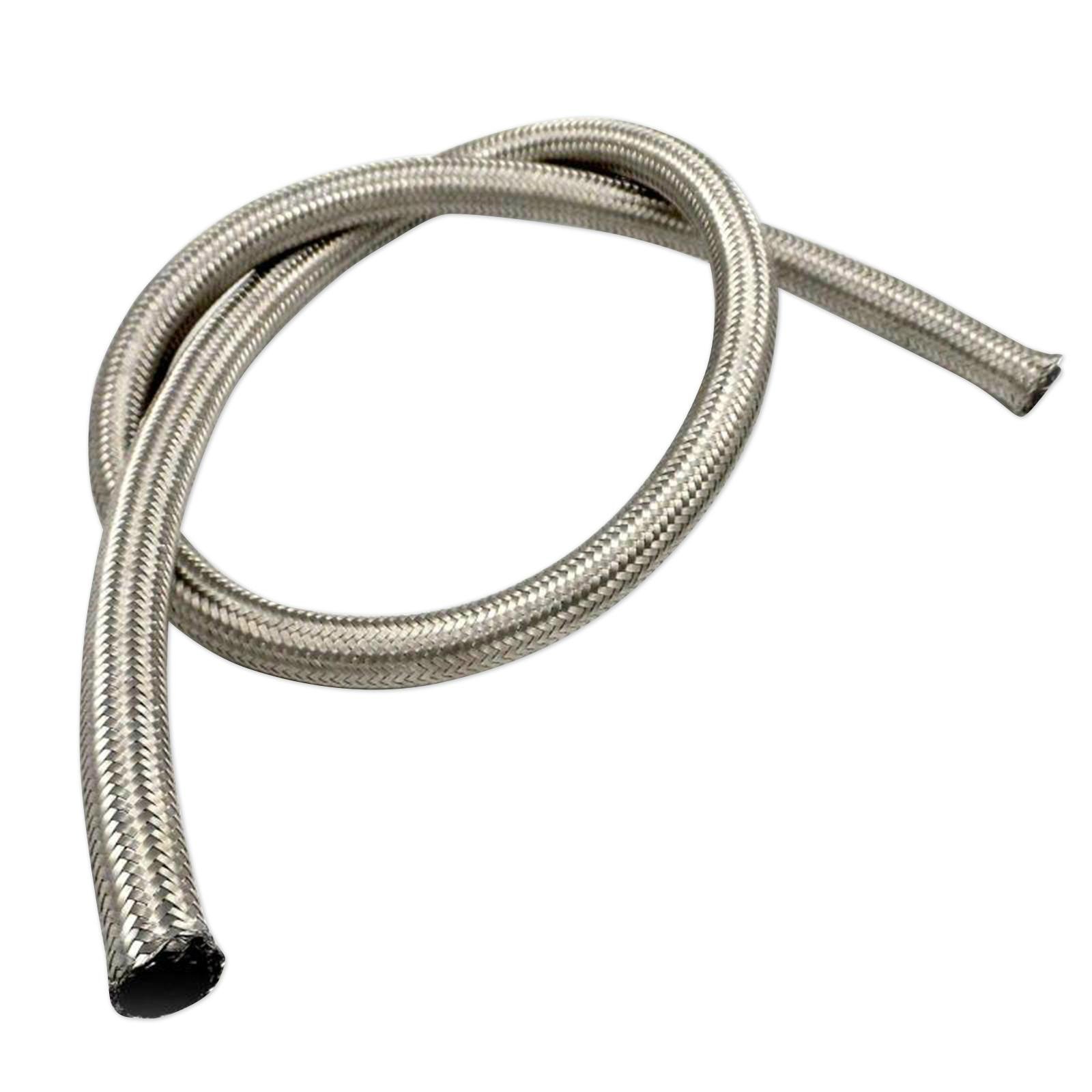 China OEM Manufacturer Flexible 6 AN Nylon / Stainless Steel Braided Fuel Line H